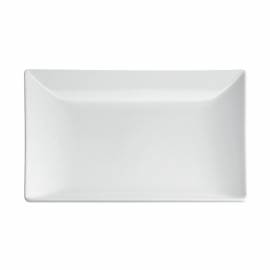 White Stoneware rectangular plate